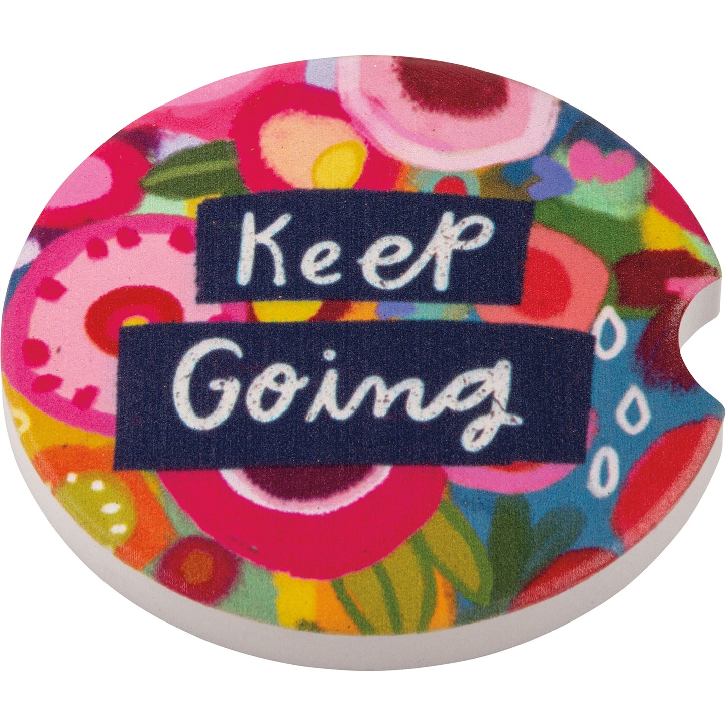 Keep Going + Choose Joy Car Coaster Set