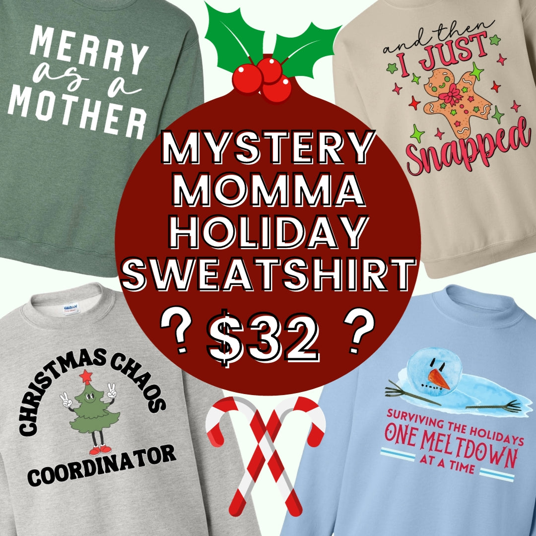 Merry Mystery Momma Crewneck Sweatshirt