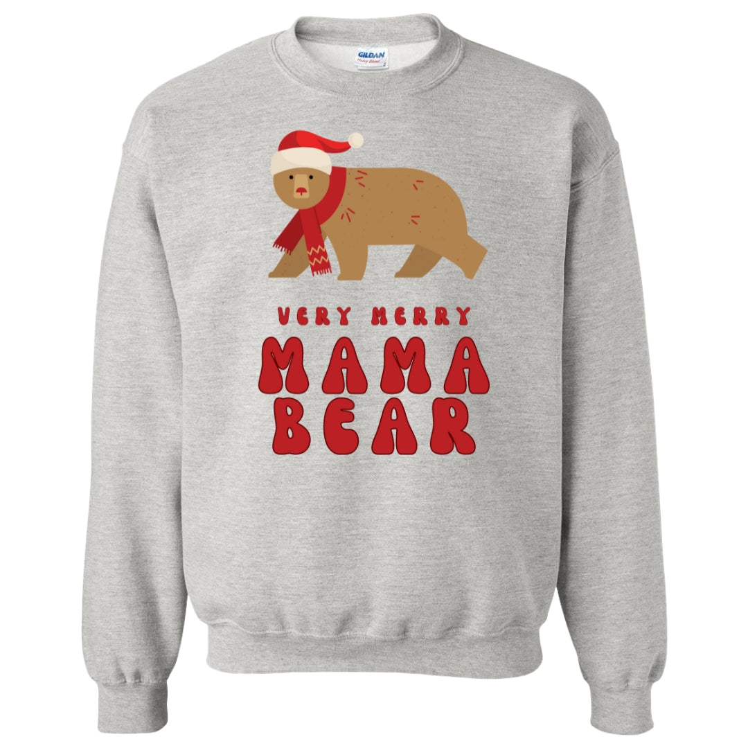 Very Merry Mama Bear Crewneck Sweatshirt