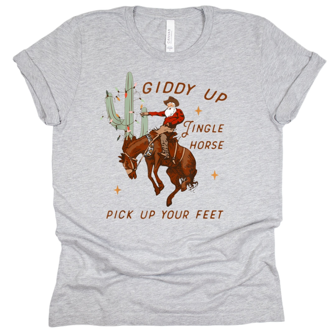 Giddy Up Jingle Horse T-Shirt