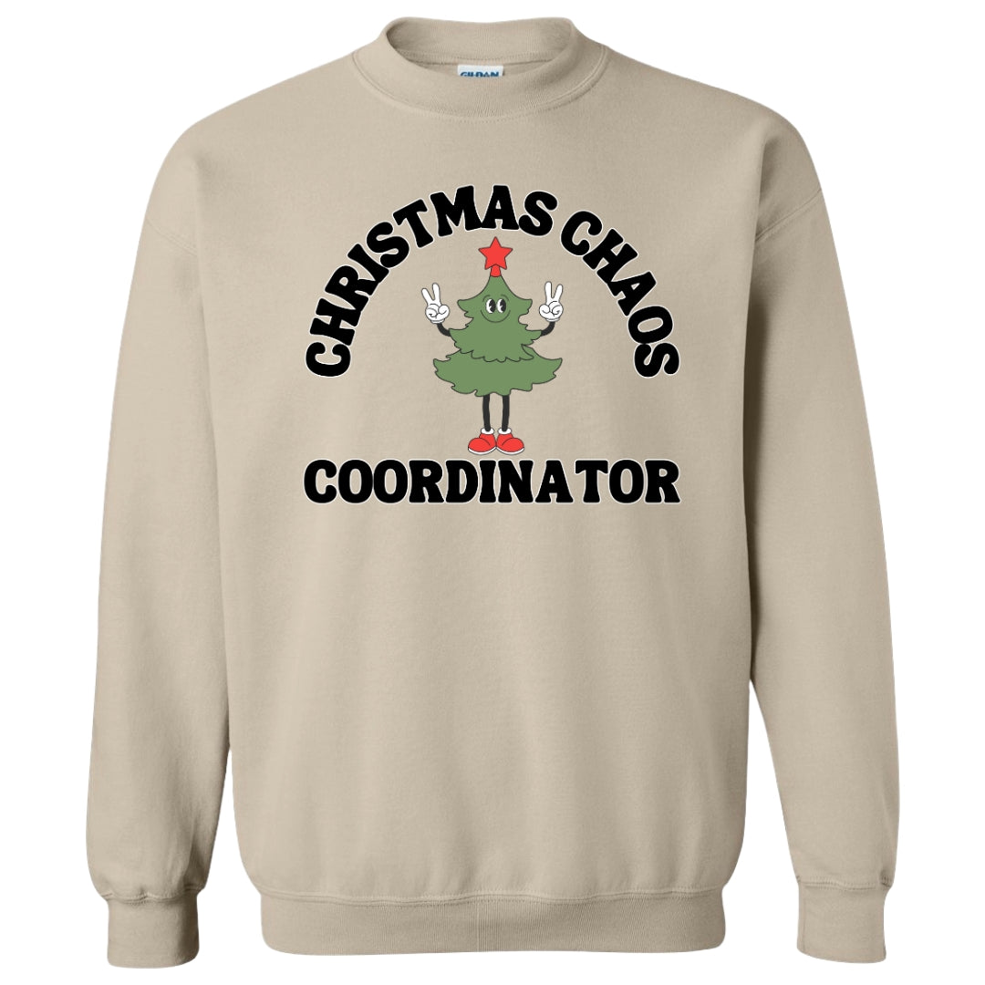 Christmas Chaos Coordinator Crewneck Sweatshirt