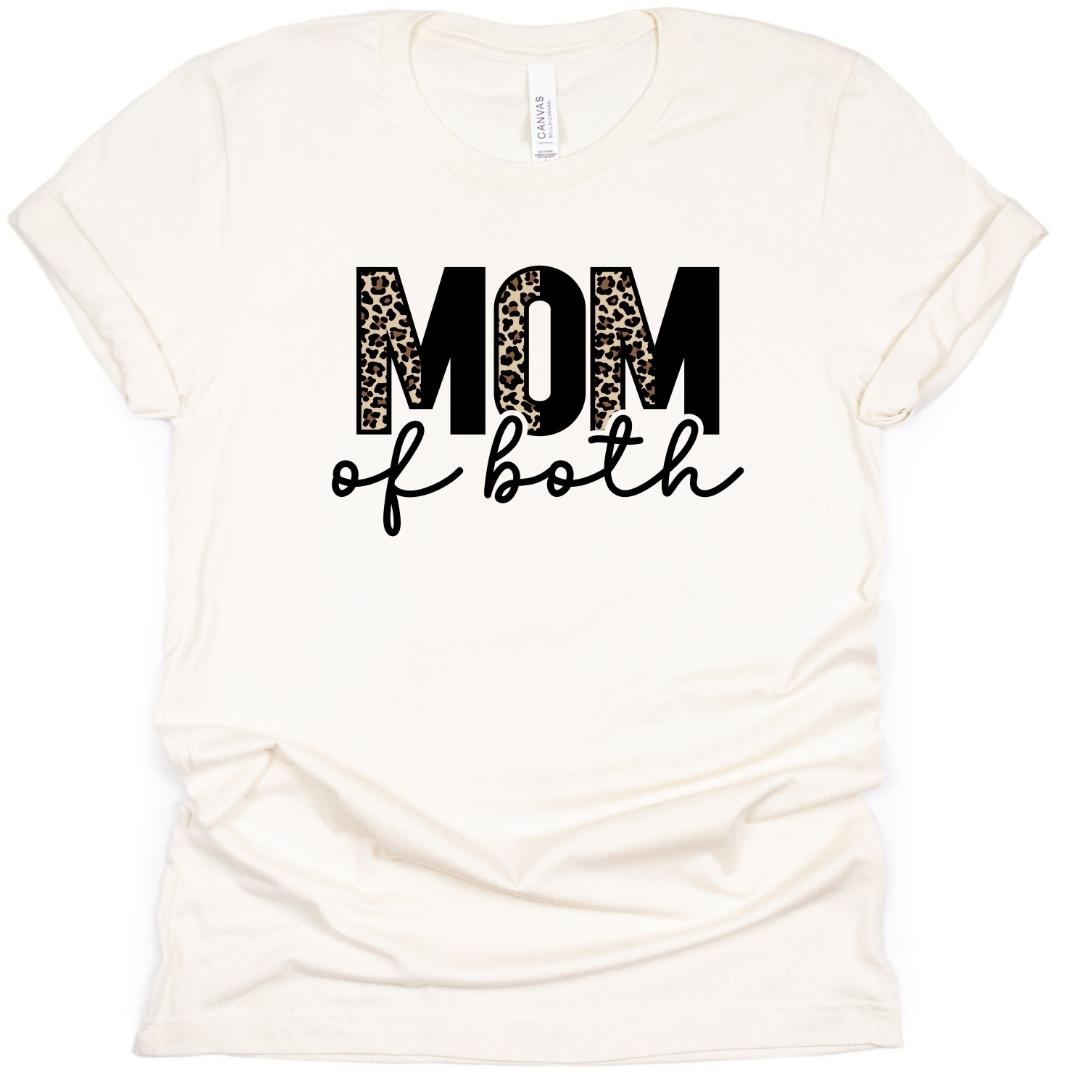 Mom Of Both Cheetah T-Shirt