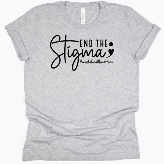End The Stigma Adult T-Shirt