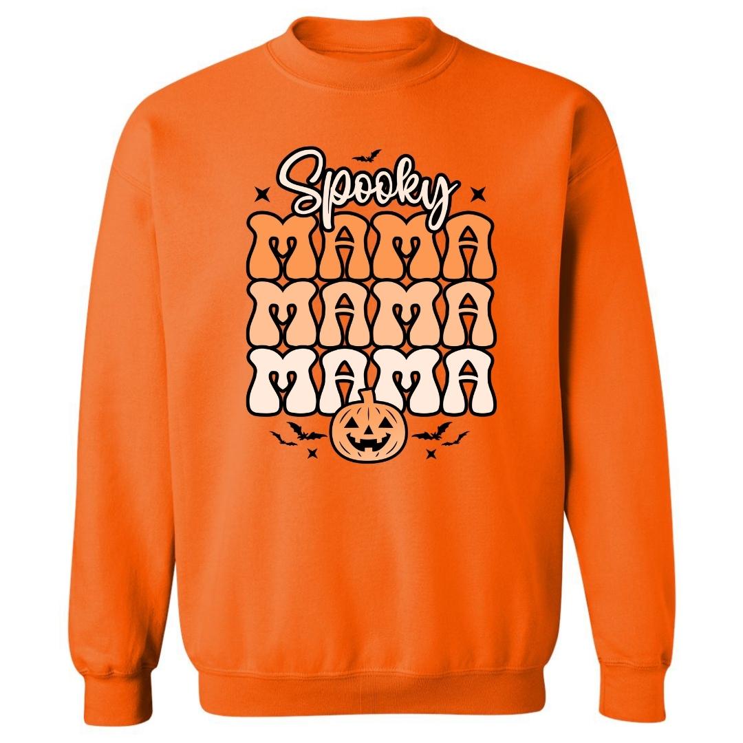 Spooky Mama Pumpkin Adult Crewneck