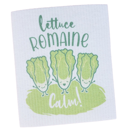 Lettuce Romaine Calm Swedish Dishcloth